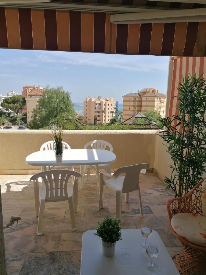 Estudio Terraza Vista Mar Parking Gratuito Piscinas Benalmádena Extérieur photo